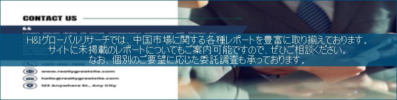 中国市場調査レポート販売サイトです。